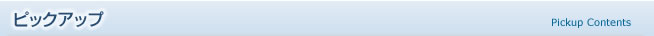 ピックアップ