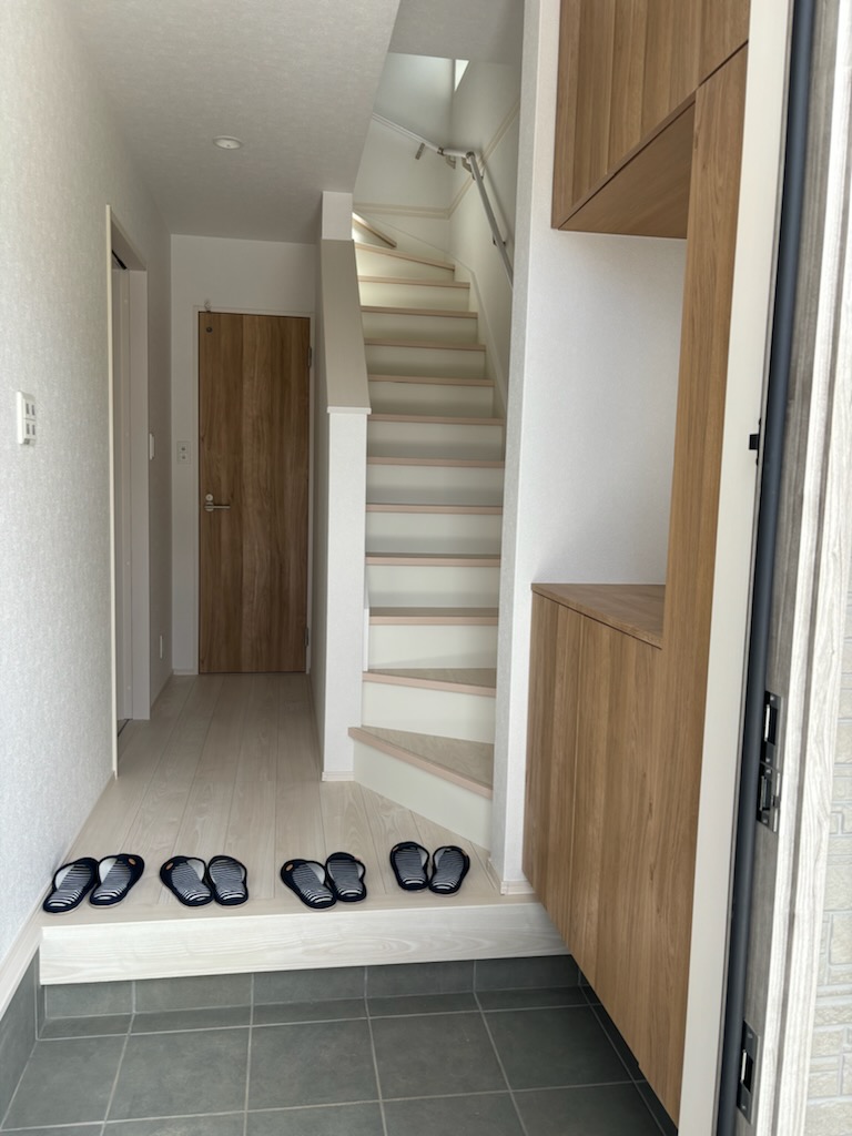 広島市第4安佐北区落合の玄関