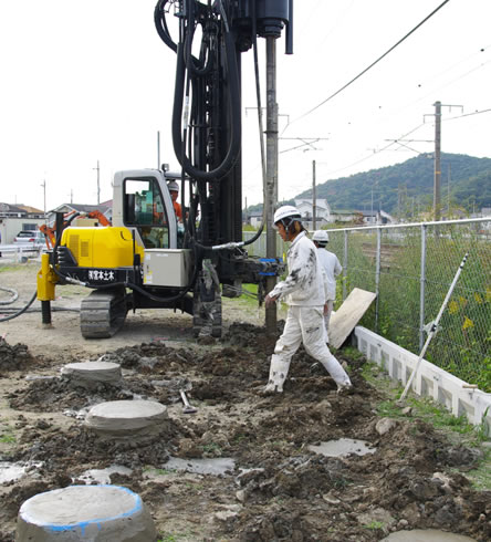 地盤改良工事イメージ