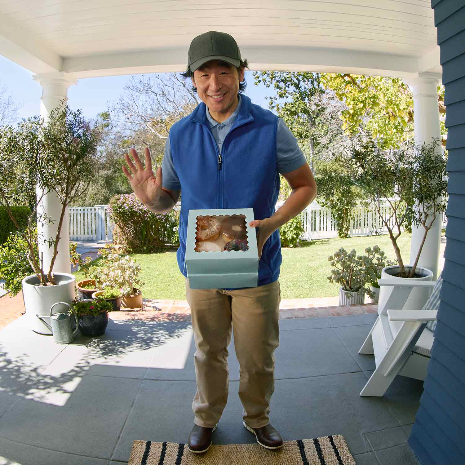 どこにいても訪問者と話せる