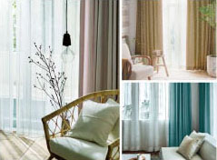 リビングプランカーテン設置見本